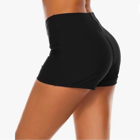 Tournesol Swim Shorts High Waisted Bathing Suit Bottoms Swimsuit Boy Shorts - Picture 4 of 12